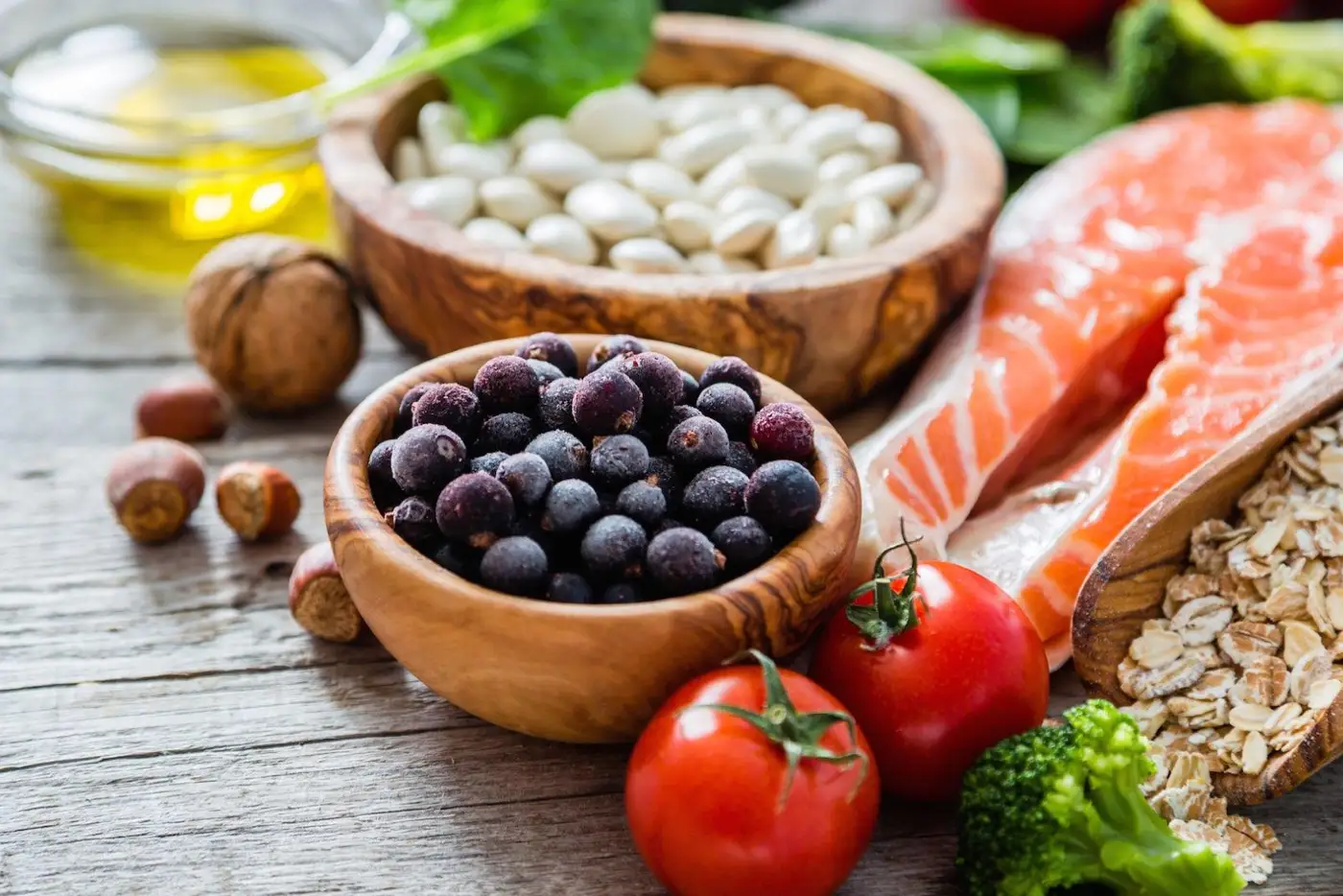 Fresh whole foods — the kind of everyday eating habits we coach